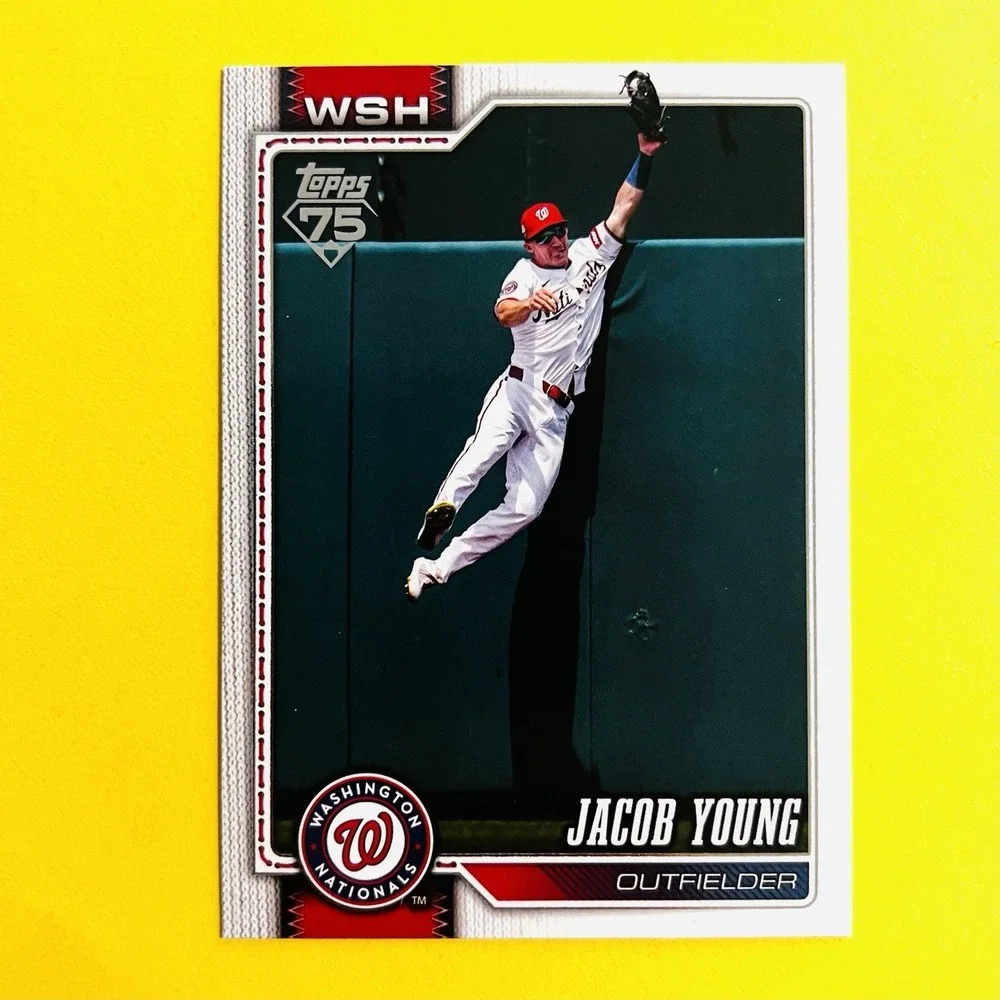 2026 Topps Series 1 Jacob Young #210‎ Washington Nationals Base Card